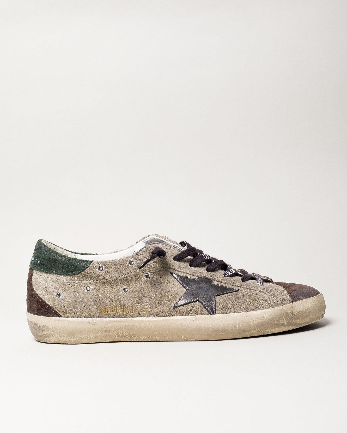 Zapatilla Golden Goose Super Star Suede Embroidery Laminated Star Hombre