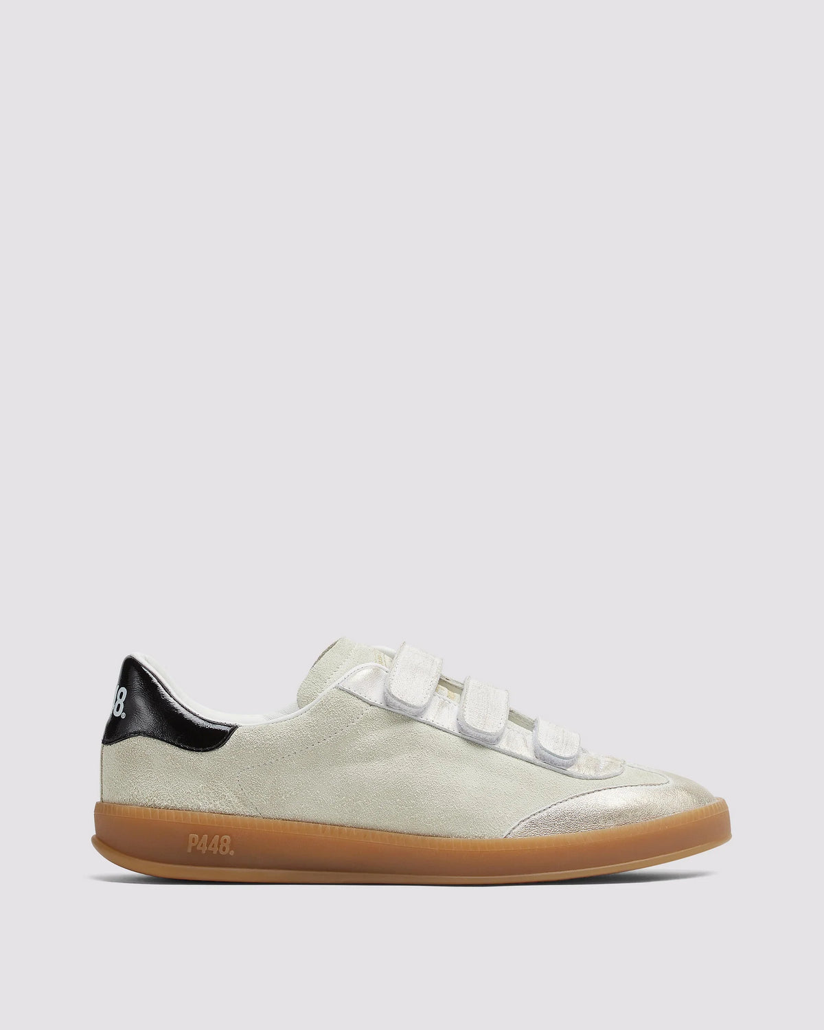Zapatilla Monza Velcro Capri Cream Mujer