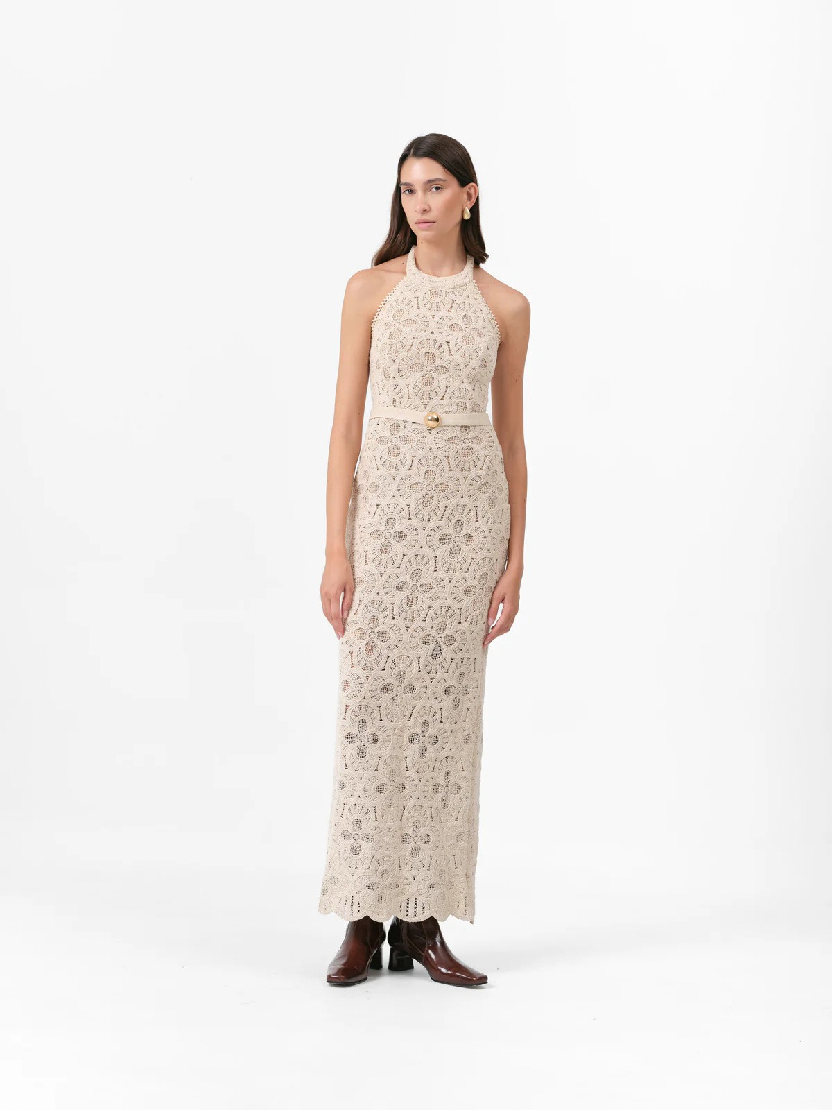 Maxi Vestido Hazel Ecru