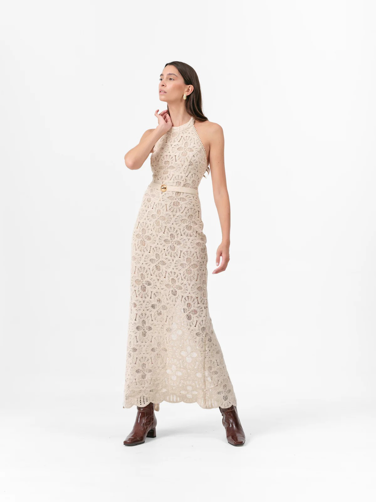 Maxi Vestido Hazel Ecru