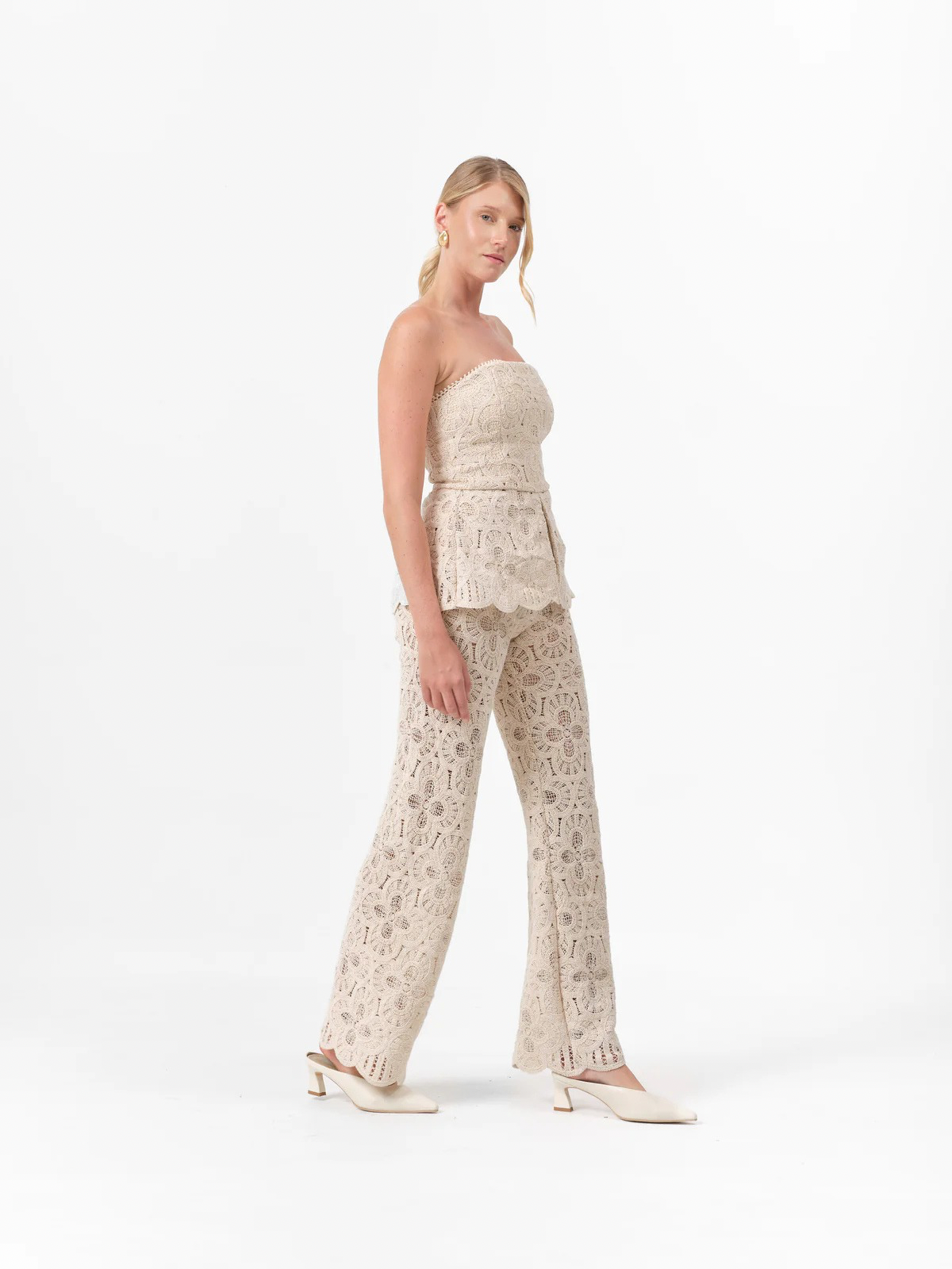 Pantalón Peony Ecru