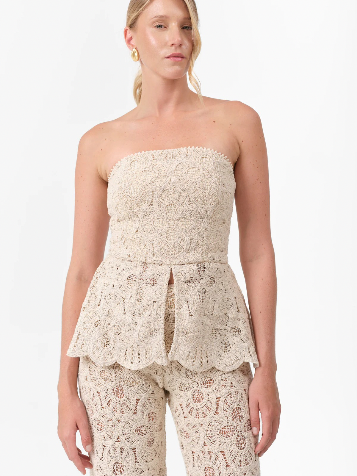 Top Peony Ecru