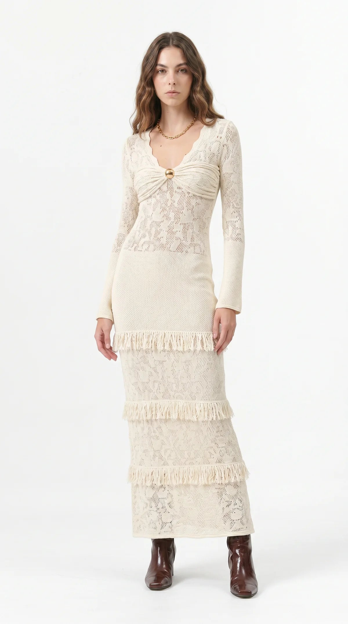 Maxi Vestido Belmont Champagne