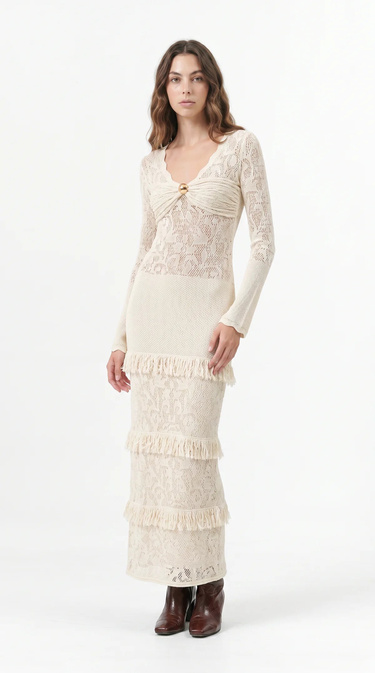 Maxi Vestido Belmont Champagne