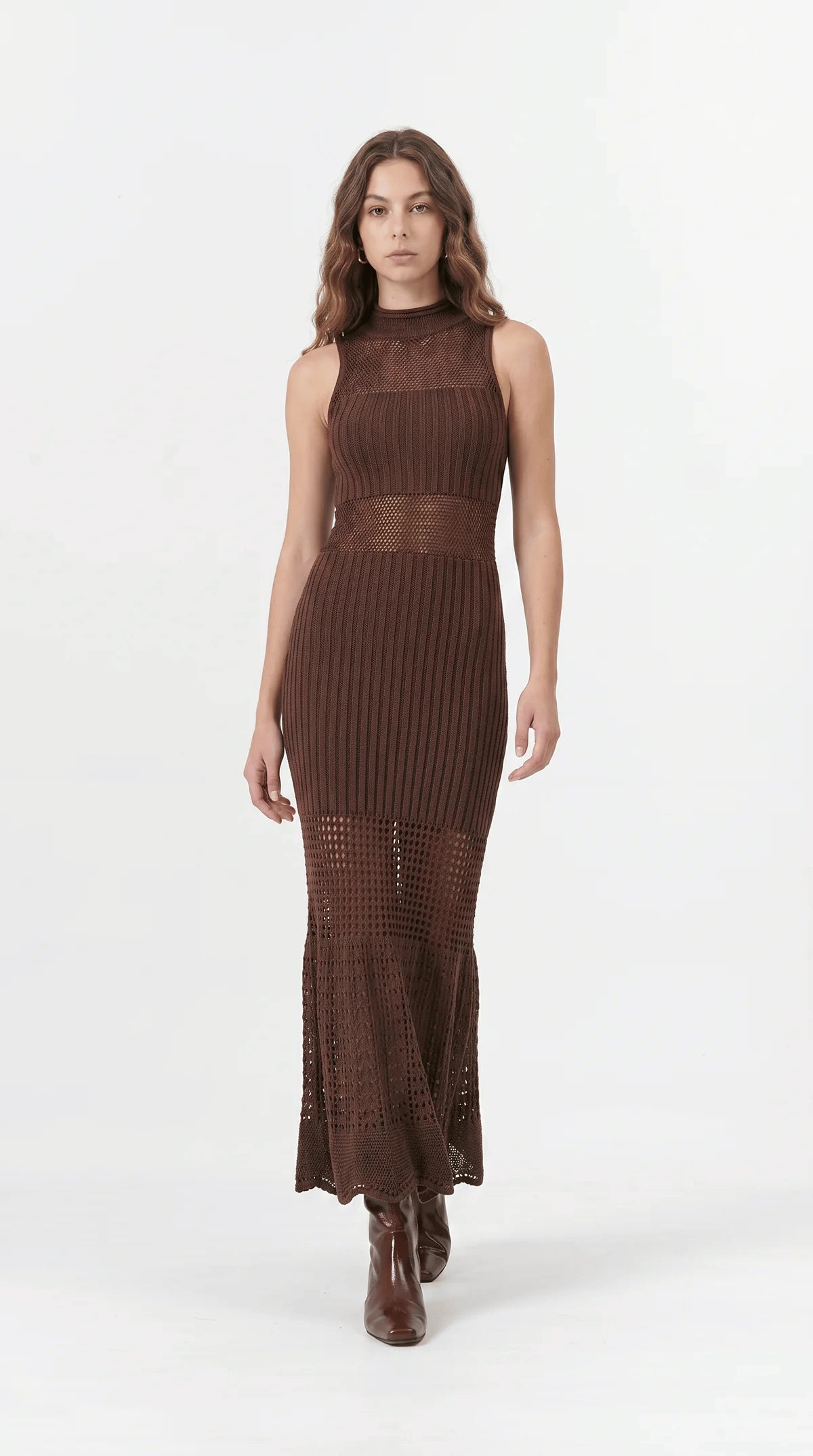 Maxi Vestido Fallow Chocolate
