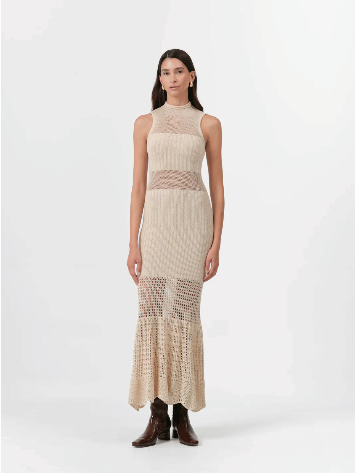 Maxi Vestido Fallow Macadamia