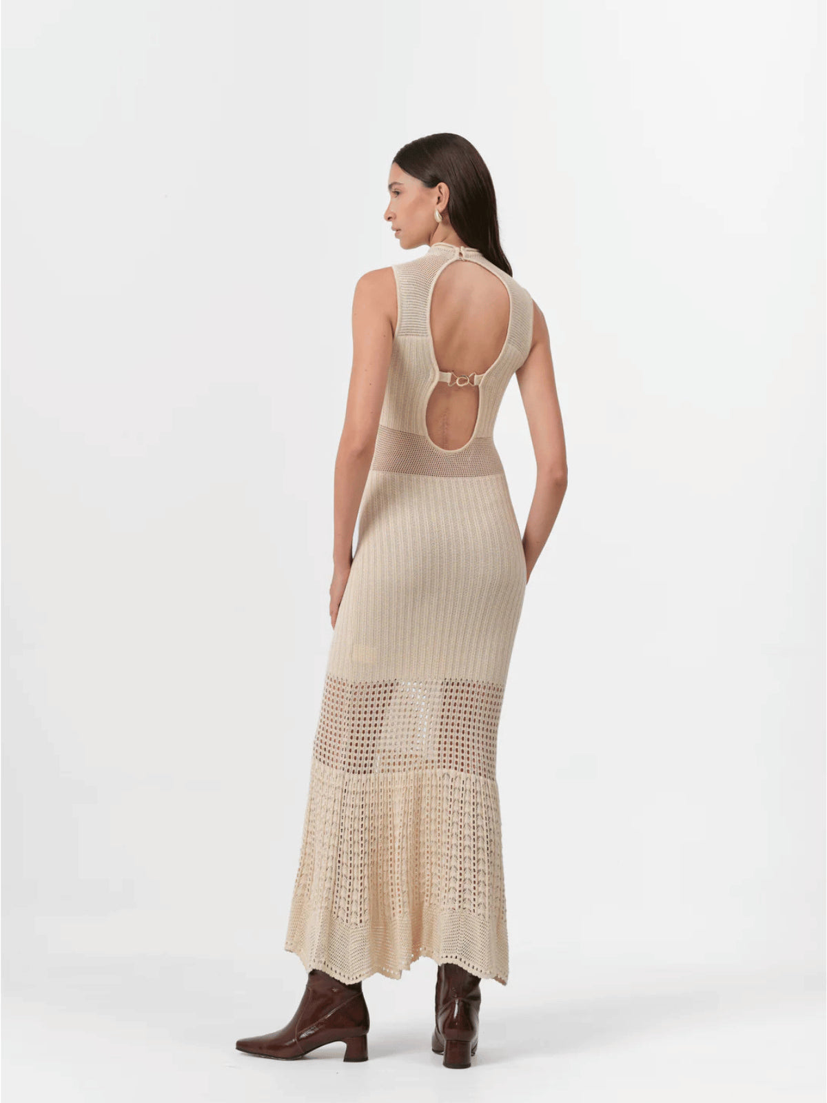 Maxi Vestido Fallow Macadamia