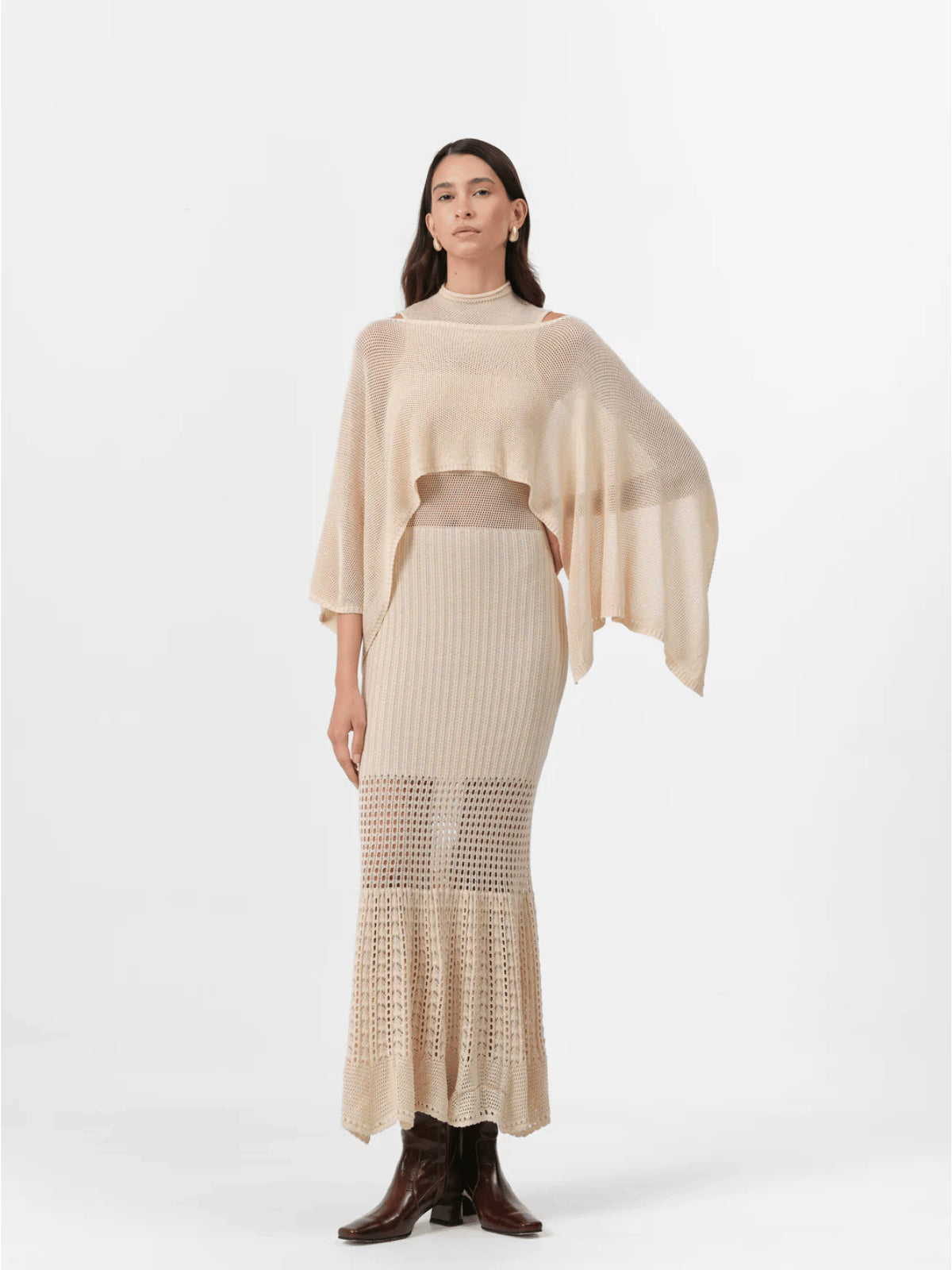 Maxi Vestido Fallow Macadamia