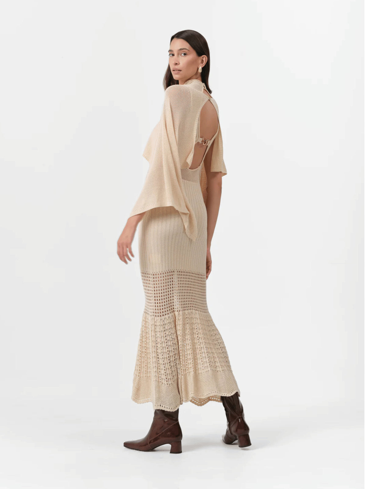 Maxi Vestido Fallow Macadamia