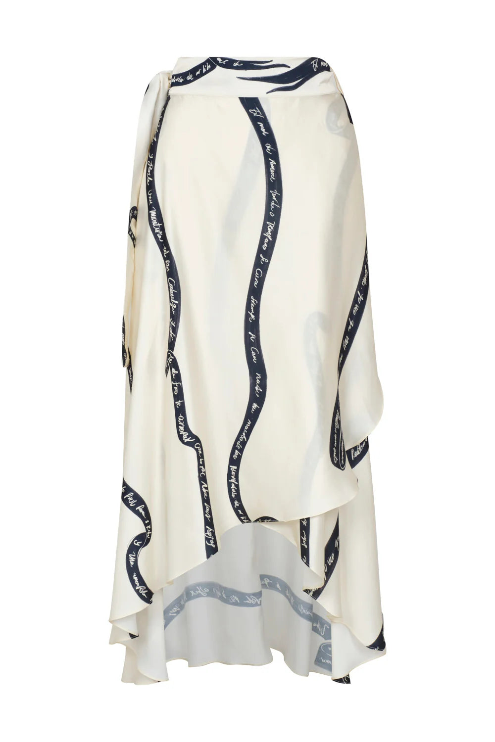 Falda Gala Ivory Navy