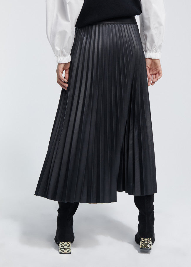 Falda Faux Leather