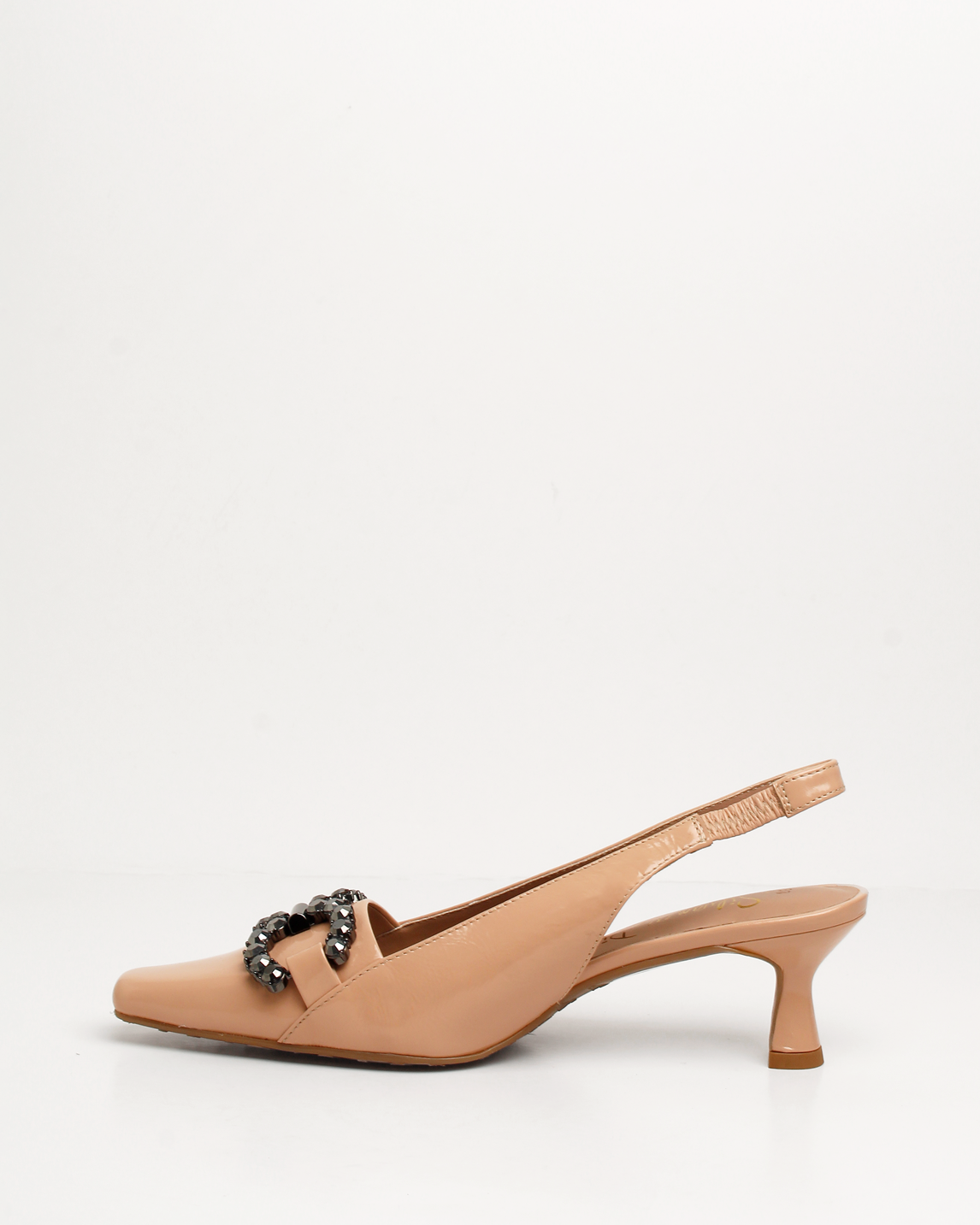 Tacon Slingback De Cuero