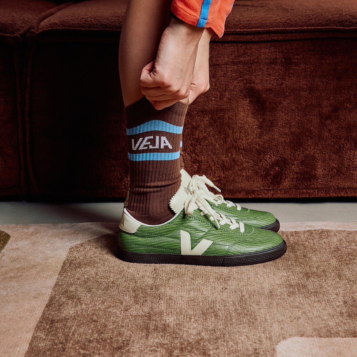 Zapatillas Veja De Hombre Panenka Dragon Leather Kiwi