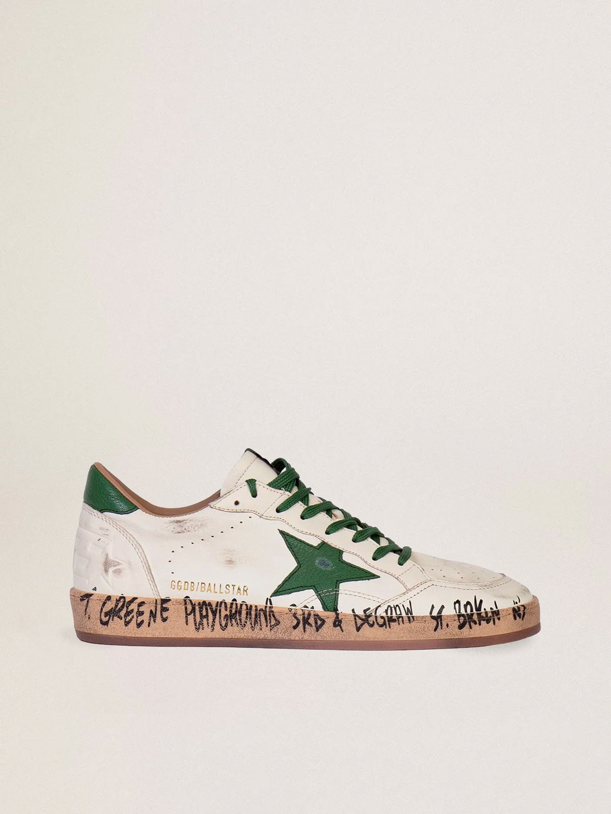 Zapatillas Golden Goose Ballstar Star And Heel Nappa Hombre