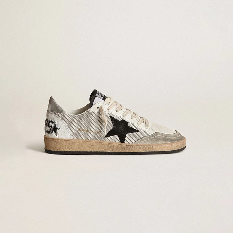 Zapatillas Golden Goose Ball Star Laminated Star And Heel Crack Hombre