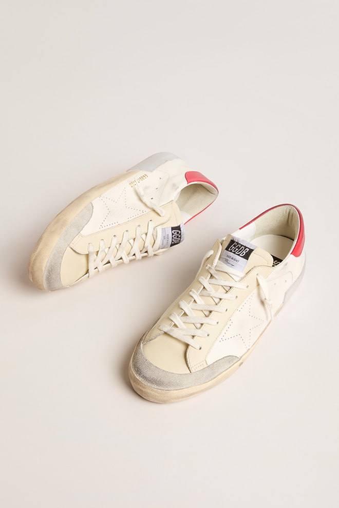 Zapatillas Golden Goose Super Star Nappa Leather Forated Star Hombre