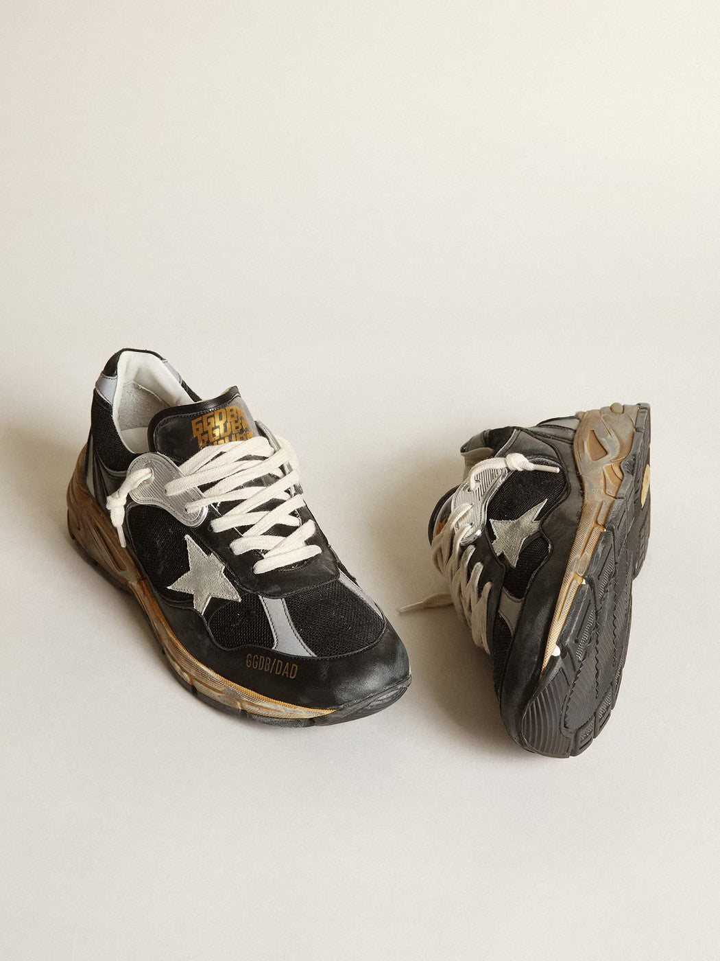 Zapatillas Golden Goose Running Dad Net And Nappa Upper Suede Star Hombre