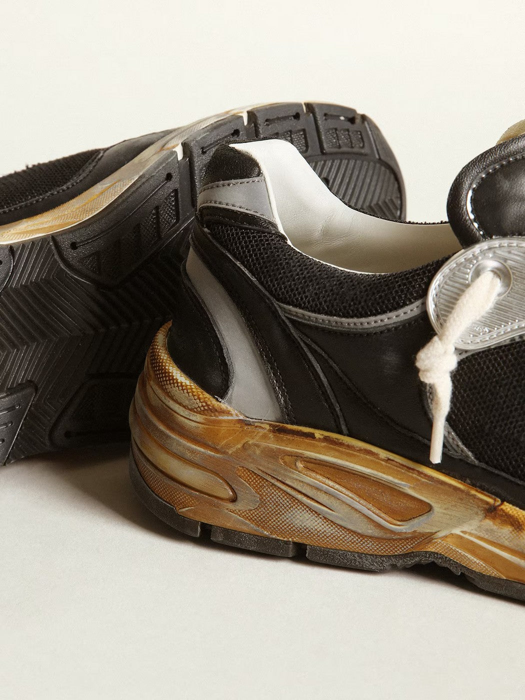 Zapatillas Golden Goose Running Dad Net And Nappa Upper Suede Star Hombre