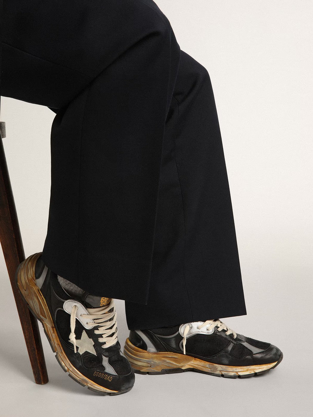 Zapatillas Golden Goose Running Dad Net And Nappa Upper Suede Star Hombre