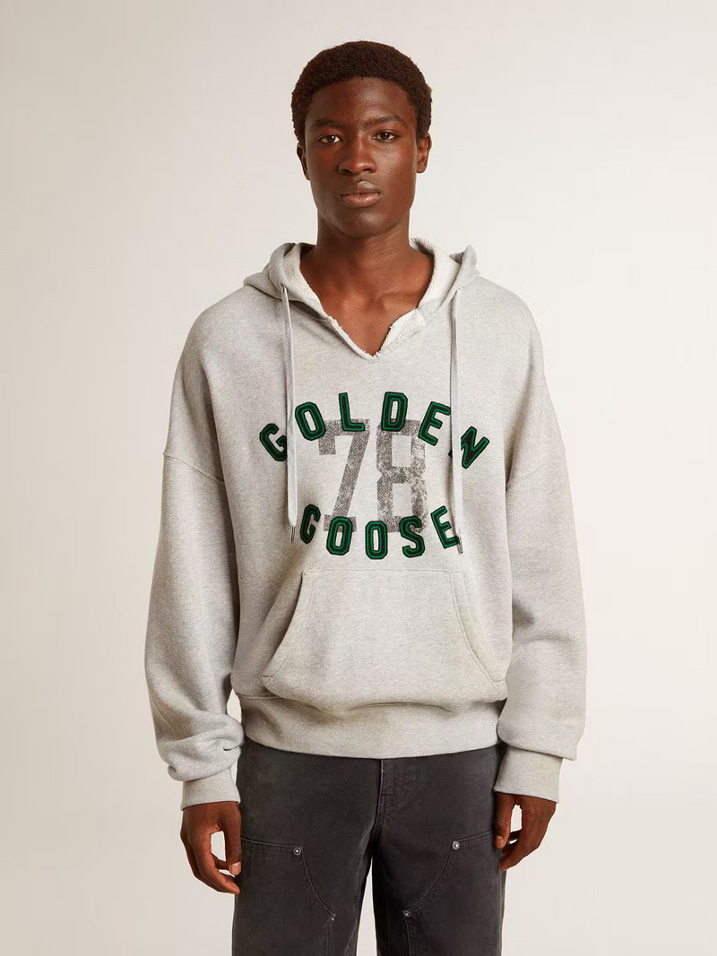 Sudadera Journey Cotton Fleece Vintage Print Embroid