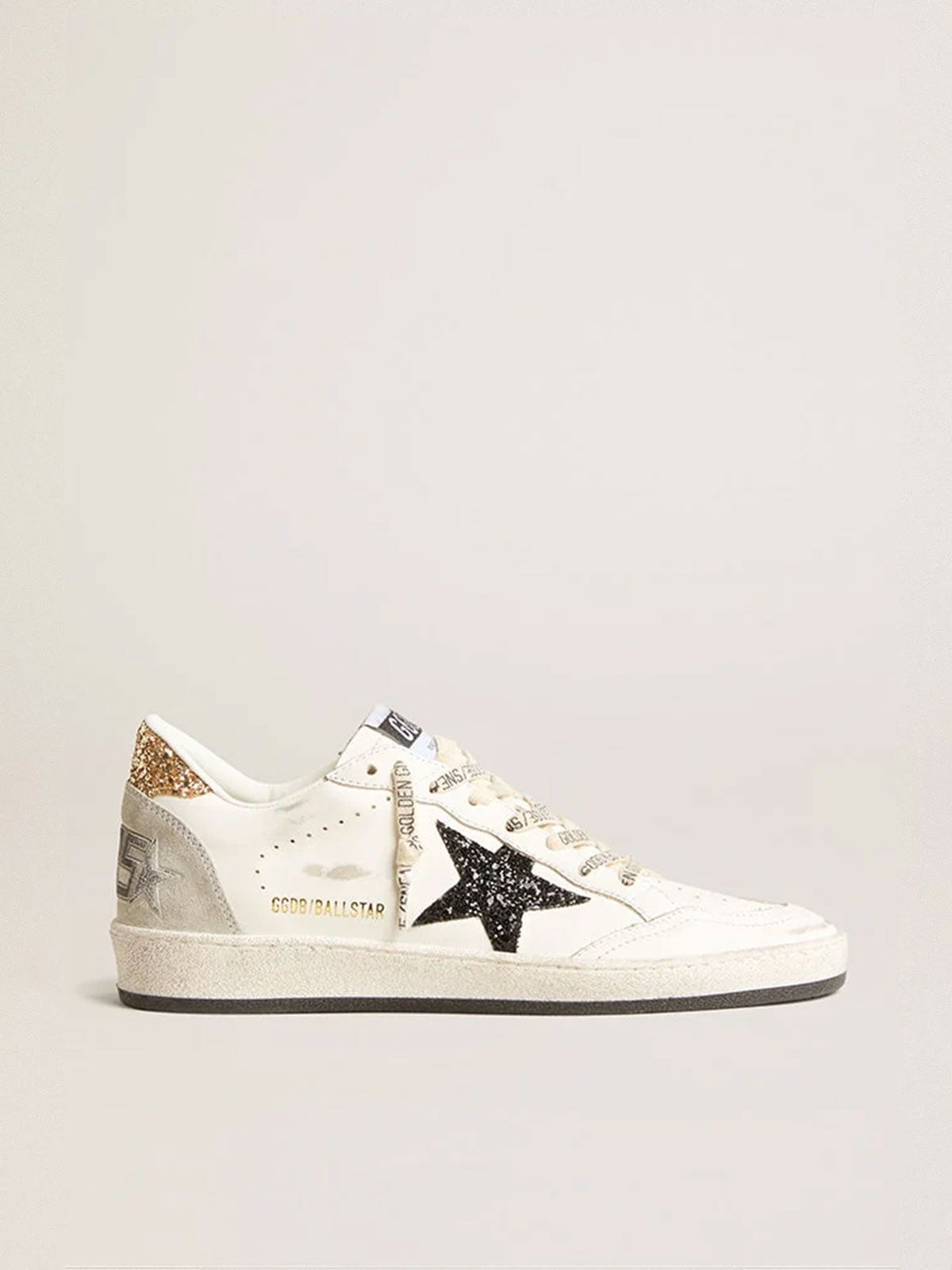 Zapatillas Golden Goose Ballstar Leather Glitter Star Suede Spur Mujer