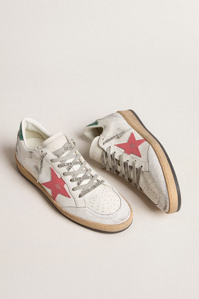 Zapatillas Golden Goose Ballstar Leath Star Crack Spr Coco Printed Mujer