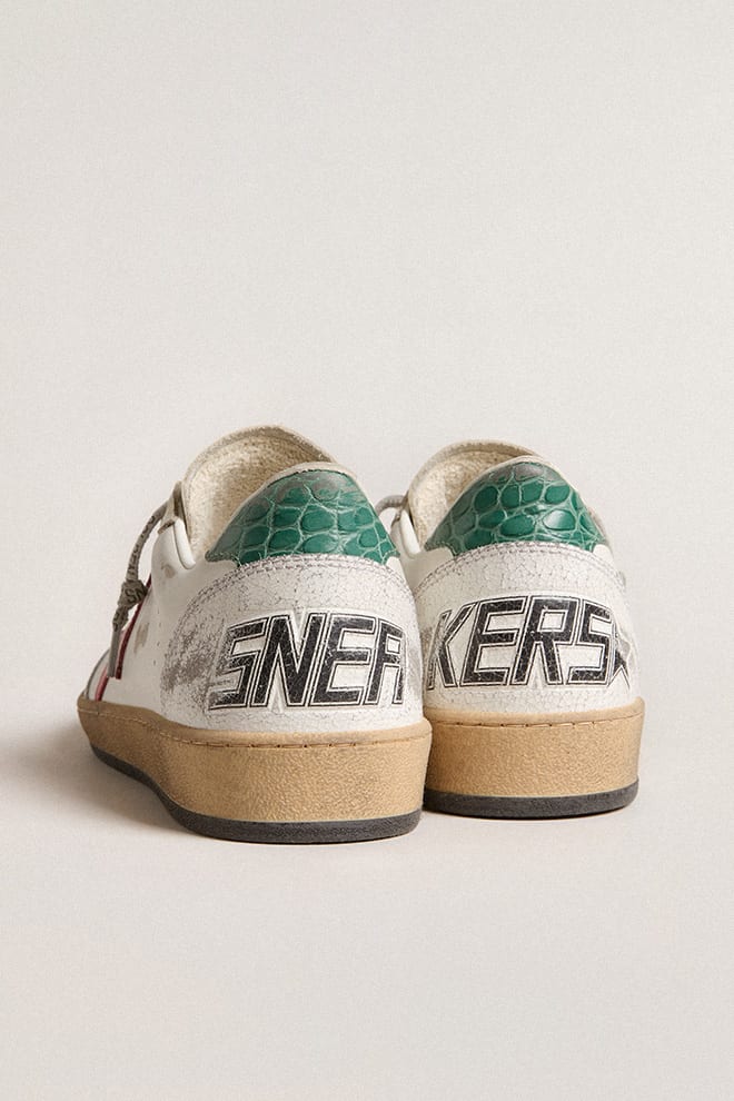 Zapatillas Golden Goose Ballstar Leath Star Crack Spr Coco Printed Mujer