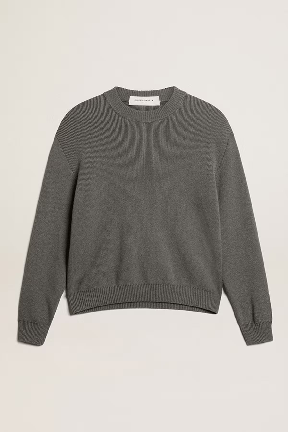 Buzo Golden W Boyfriend Knit Cotton With Logo Mujer
