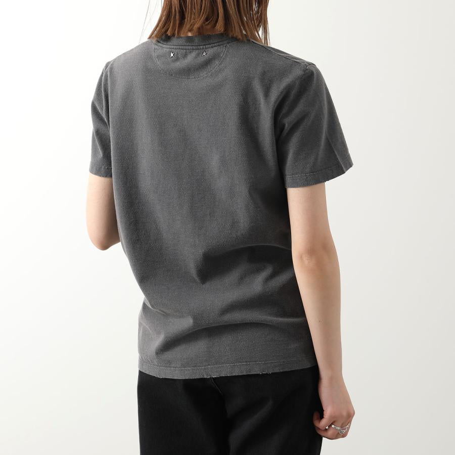 T-Shirt Golden W Reg Dist Cotton Jersey With Logo Mujer