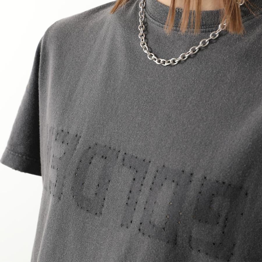 T-Shirt Golden W Reg Dist Cotton Jersey With Logo Mujer