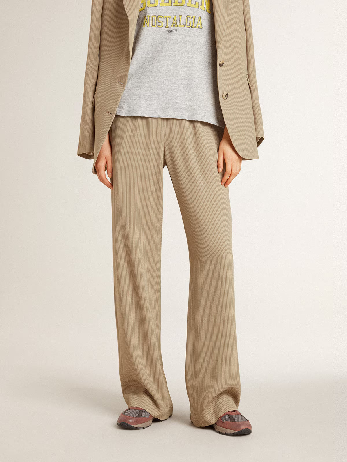 Jogger Journey W Brittany Blend Viscos Pinstripes Mujer