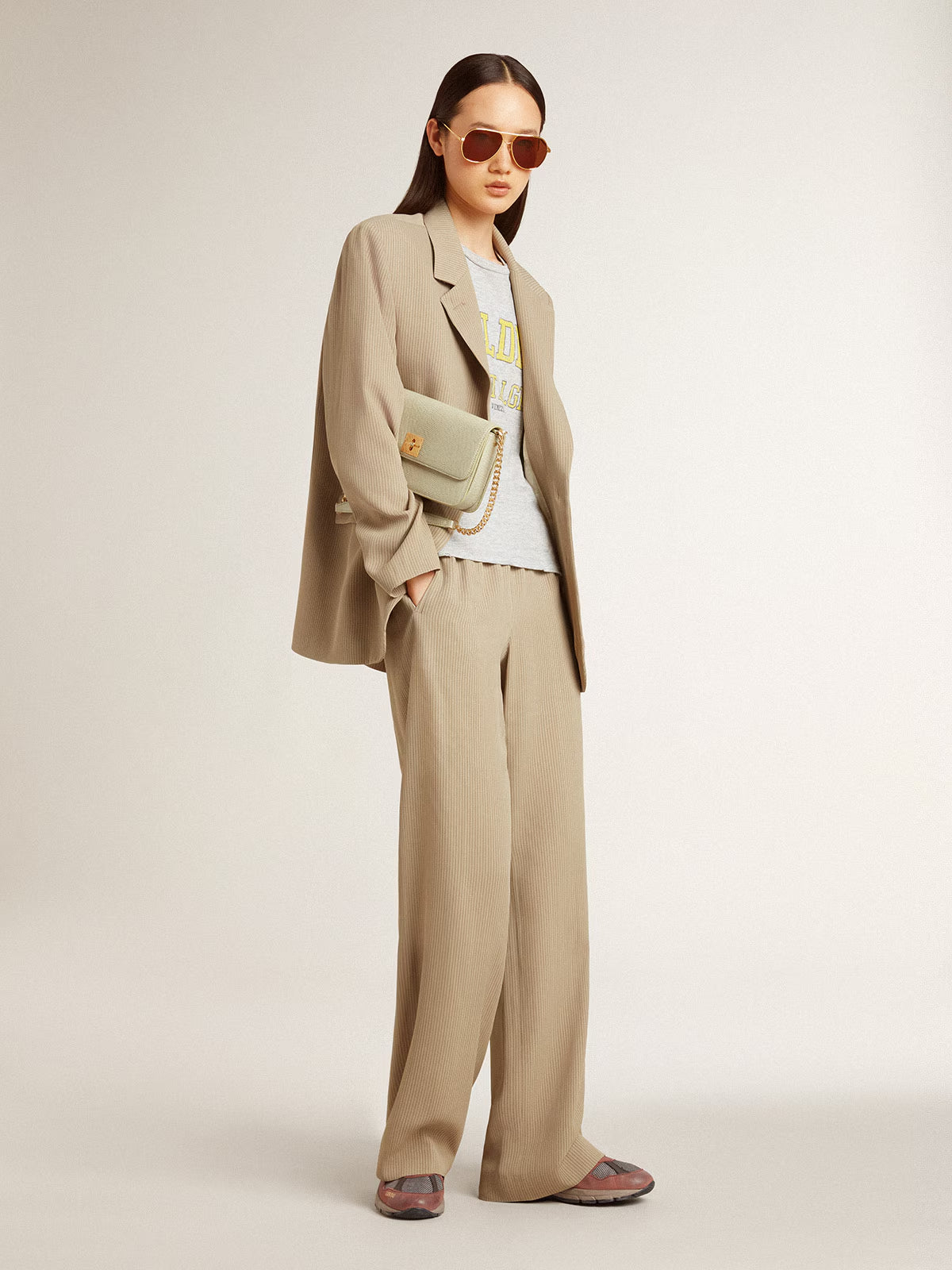Pantalón  Journey W Brittany Blend Viscos Pinstripes Mujer
