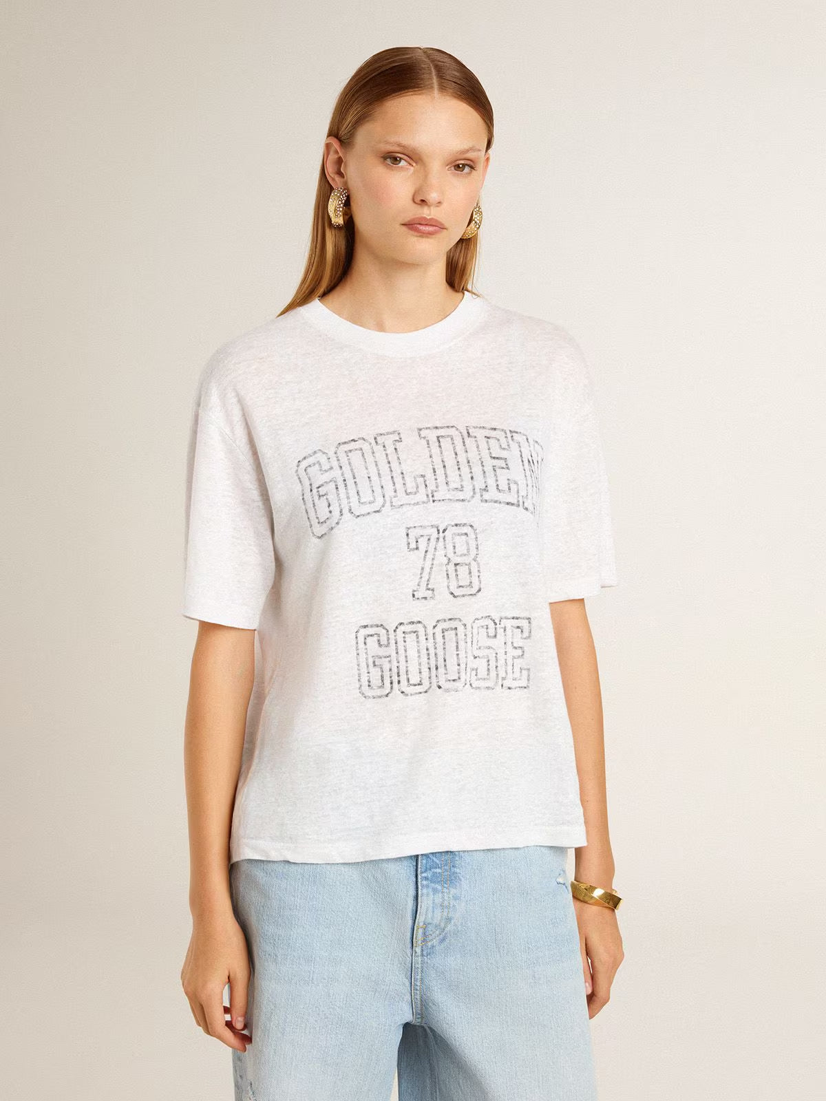 Camiseta Journey Boxy Light Linen Jersey Printed Mujer