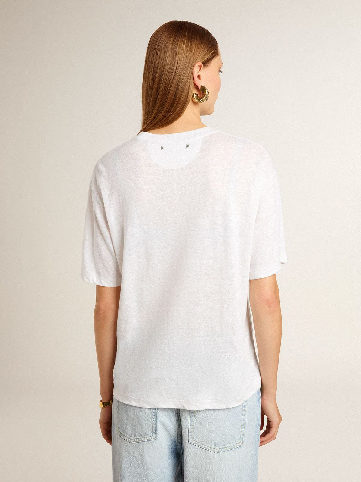 Camiseta Journey Boxy Light Linen Jersey Printed Mujer