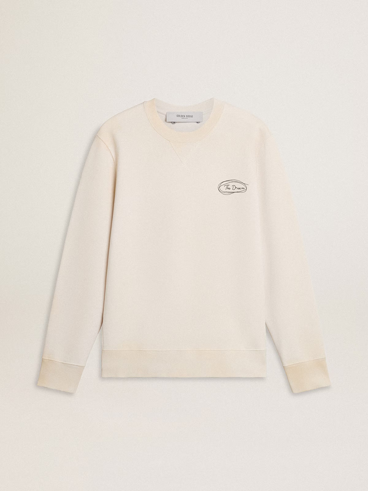 Buzo Journey Cotton Fleece Letter Print Mujer