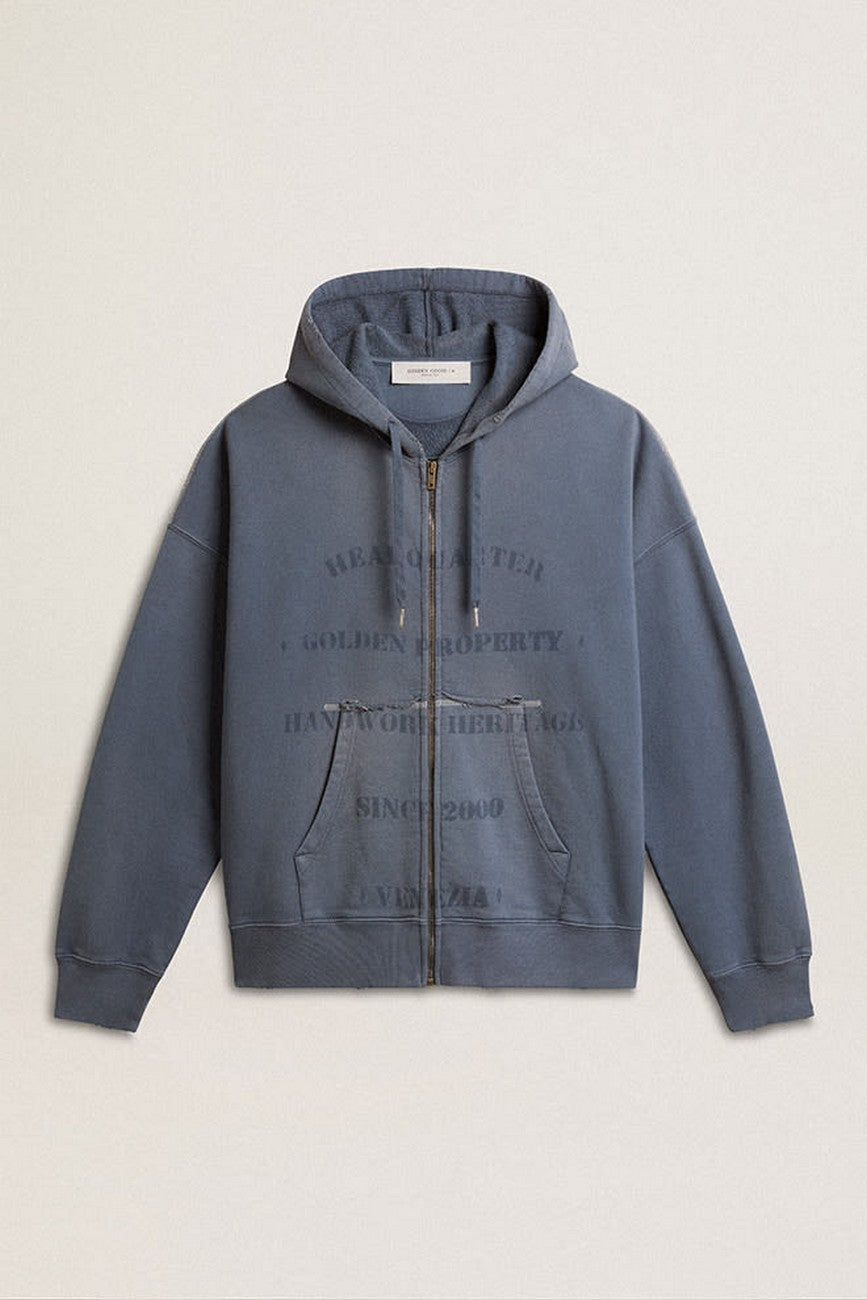 Hoodie Golden Goose Journey Unisex Zip Up Hoodie