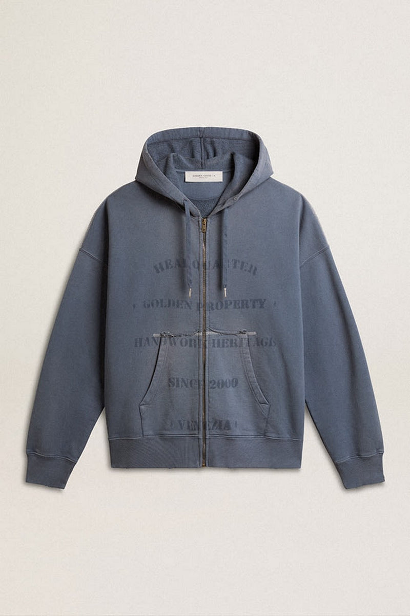Hoodie Golden Goose Journey Unisex Zip Up Hoodie