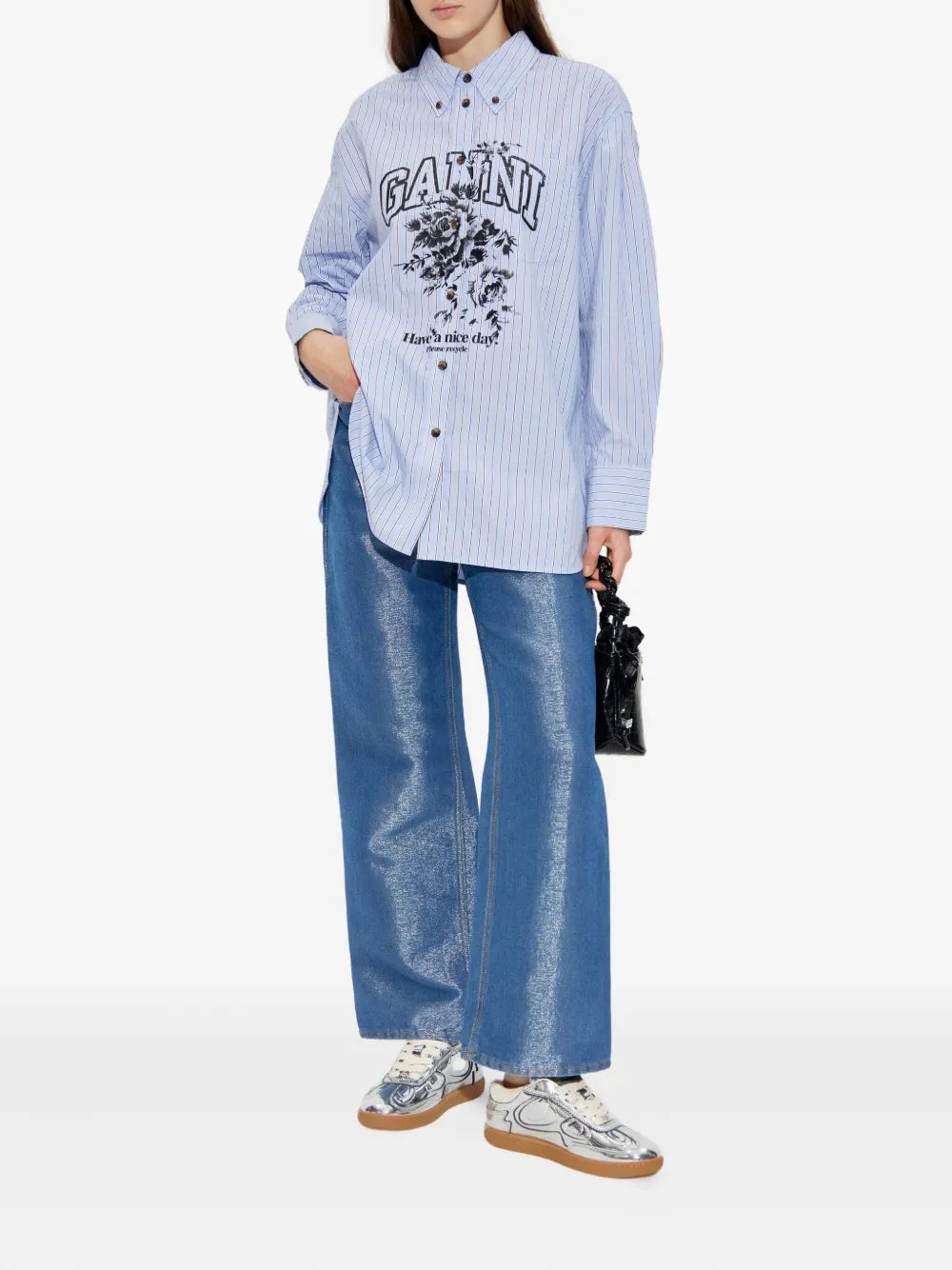 Jeans Denim Izey Shiny Weft