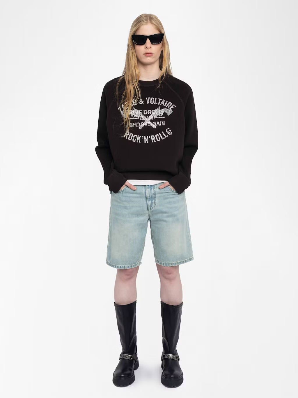 Jersey Upper Pmo Blason Rdrg Strass