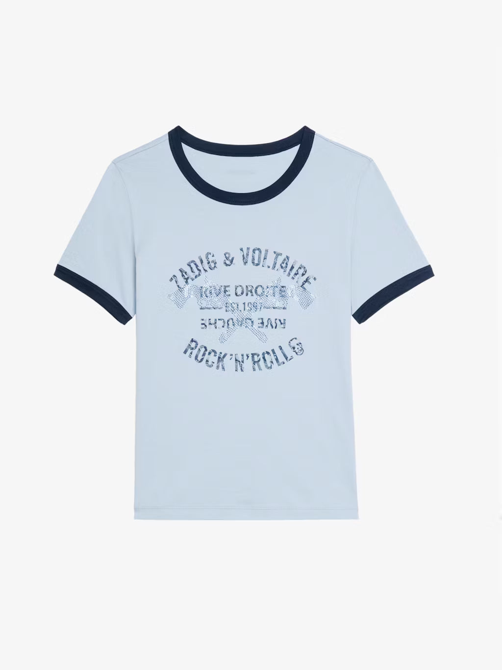 T-Shirt Woos Ico Blason Rdrg Strass