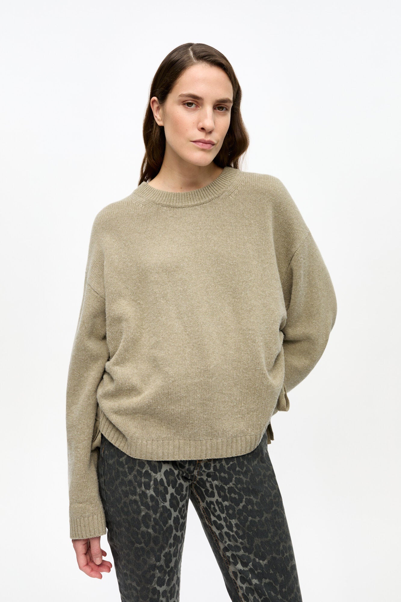 Sweaterbfuture Wool Mix Oversized