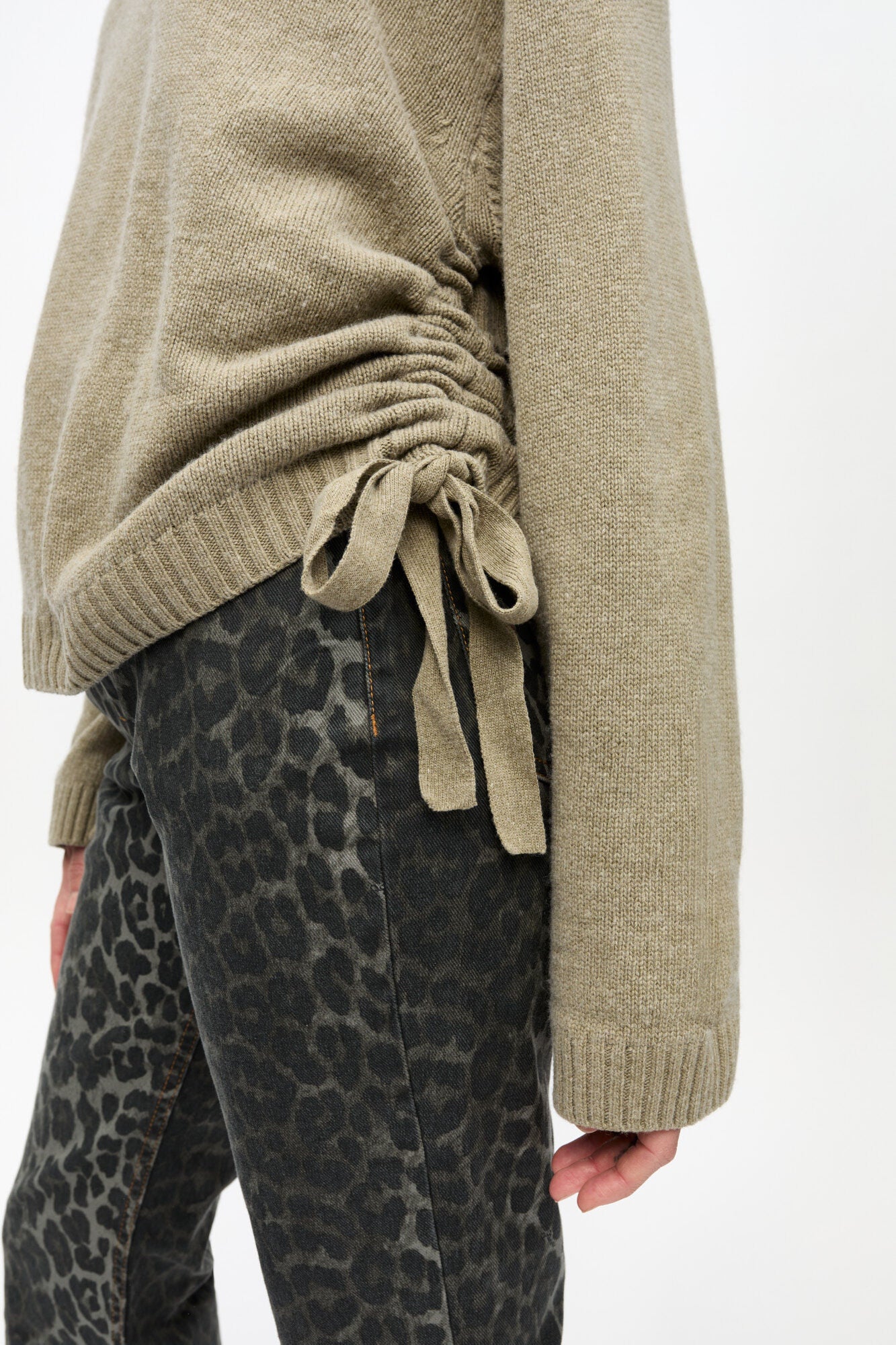 Sweaterbfuture Wool Mix Oversized