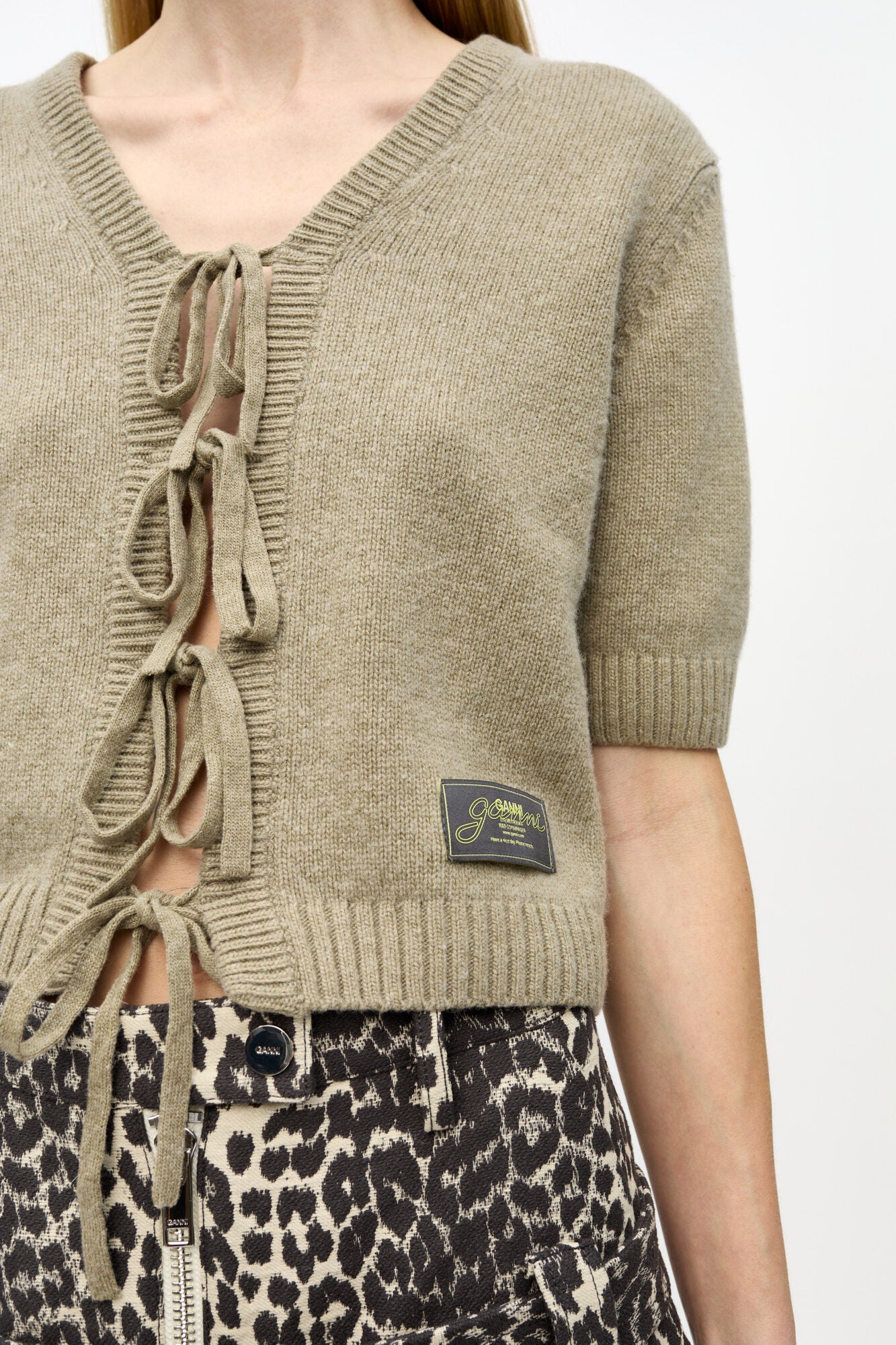 Cardigan Future Wool Mix Short Sleeve