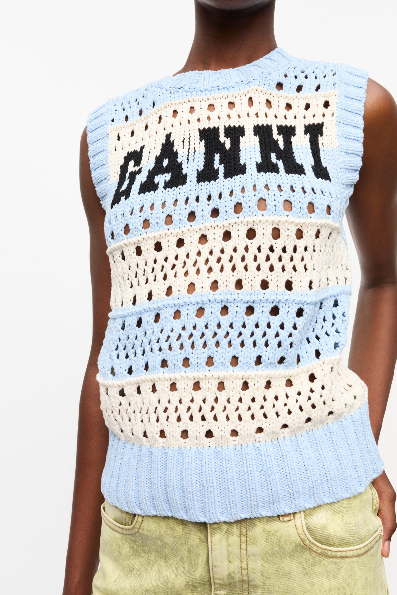 Chaleco Cotton Mix Striped