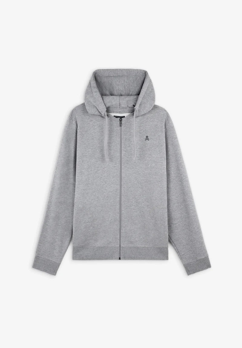 Hoodie Grey Melange