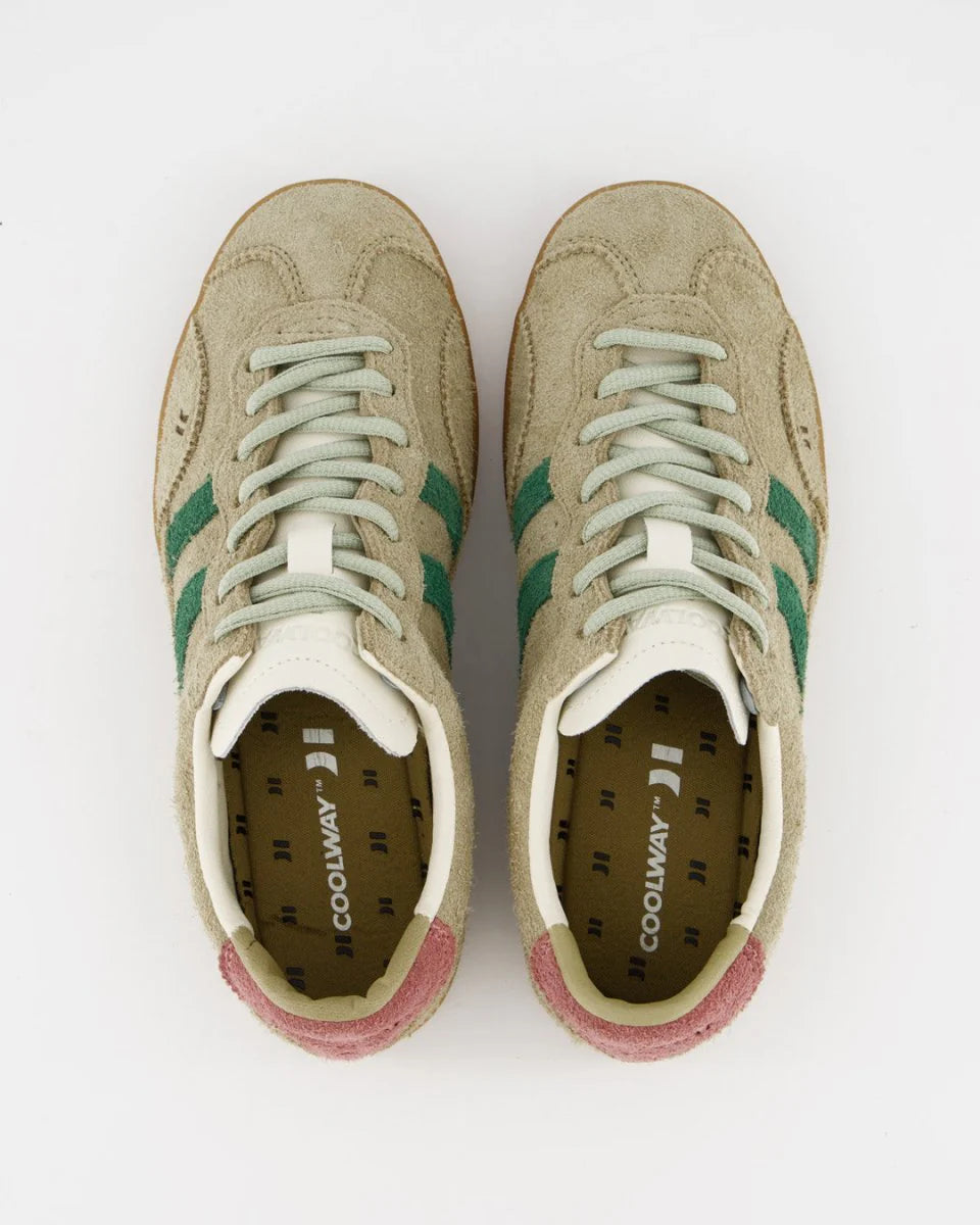 Zapatillas Coolway De Mujer Kizuna Green Taupe