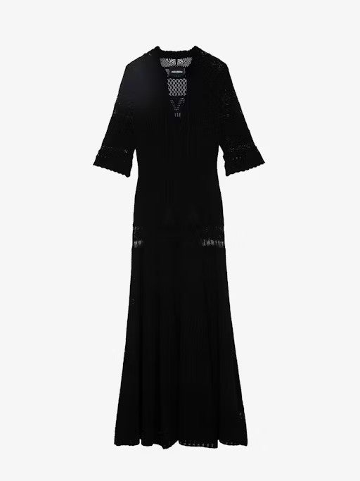 Vestido Memphis Co Pointelle