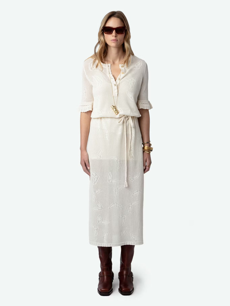 Midi Vestido Salmy Wings
