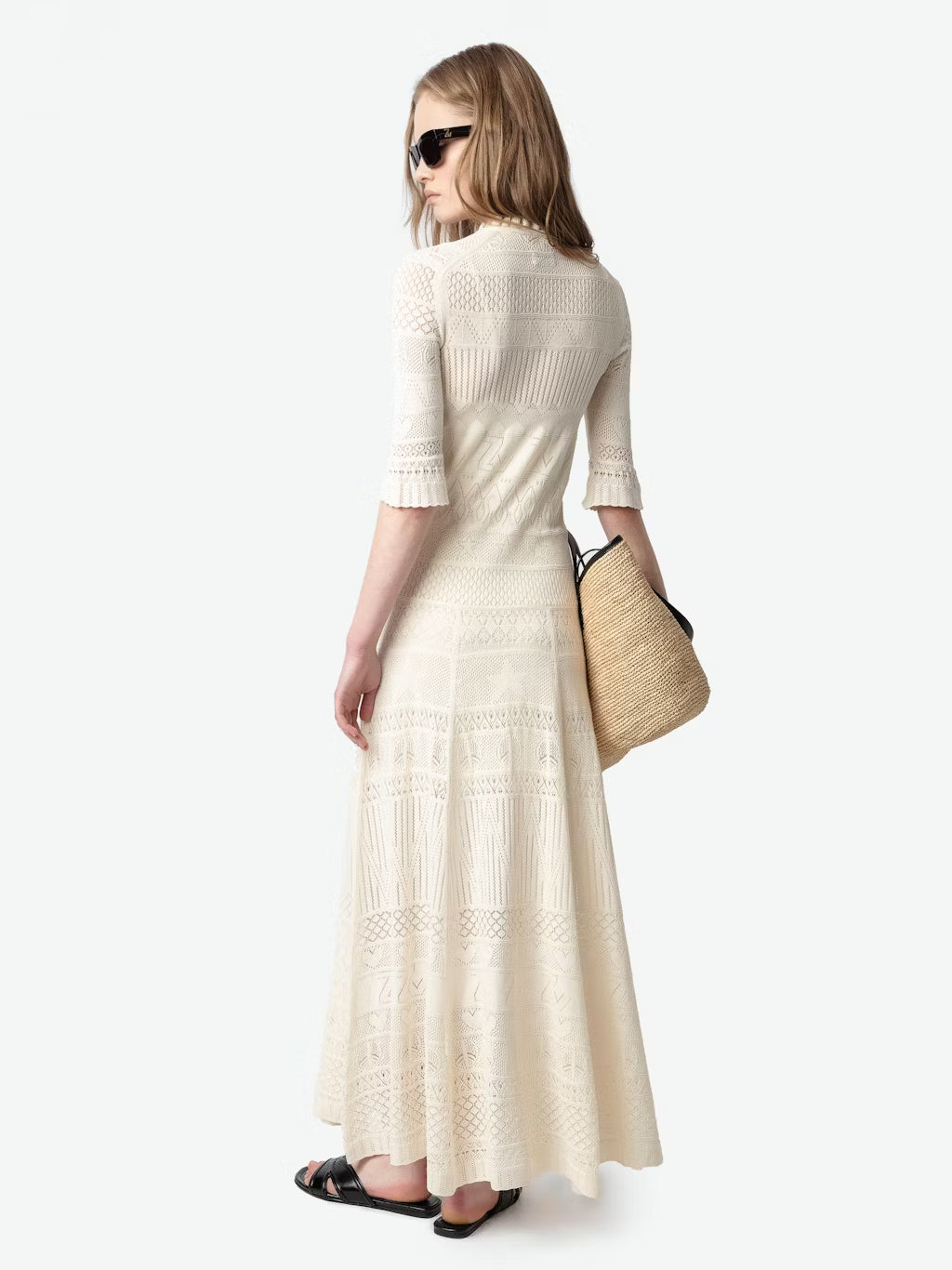 Vestido Memphis Co Pointelle