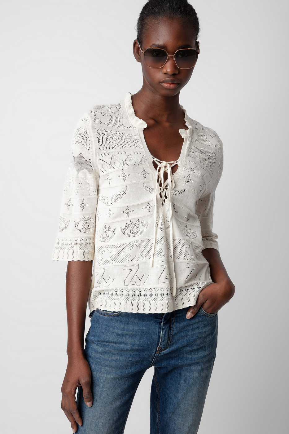 Camisa Taho Dentelle
